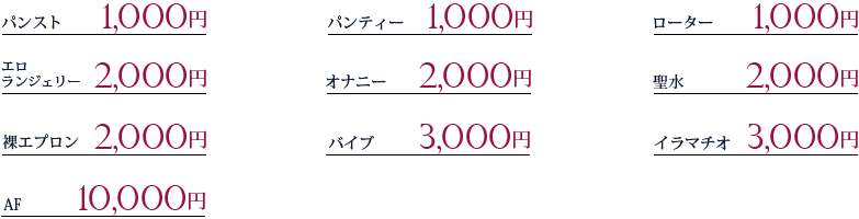 オプション料金
